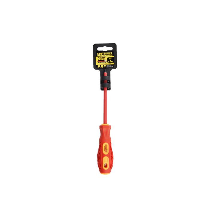 SR0021 - CHAVE FENDA 5"X6MM ISOLADA CRV CX72 - 6X12