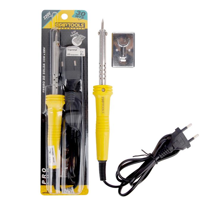 SR0381 - FERRO DE SOLDA CABO PLÁSTICO 30WTS 220V CX72 - 2X36