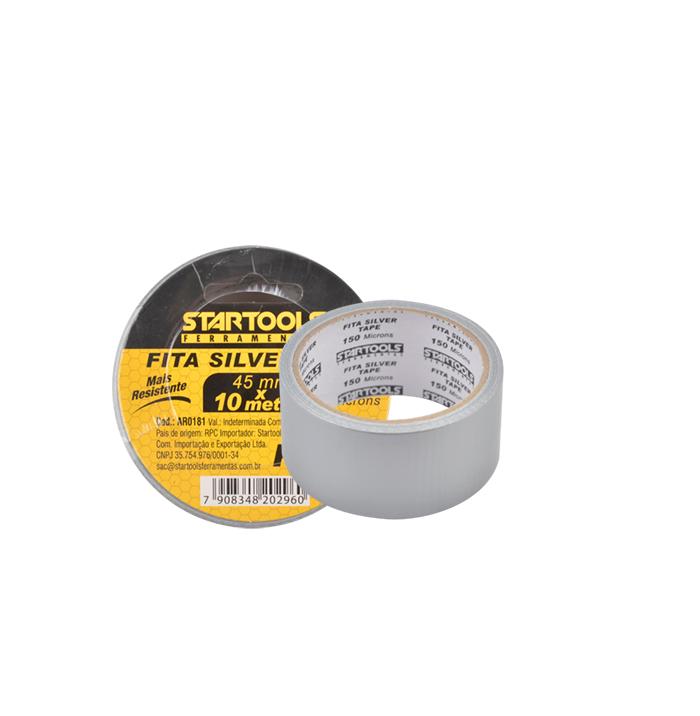 SR0181 - FITA SILVER TAPE 10MTS CX72 - 2X36
