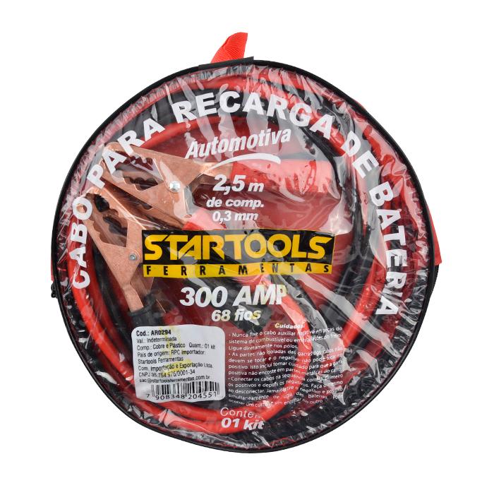 SR0294 - CABO BATERIA 2,2MTS 300 AMP CX12 - 1X12