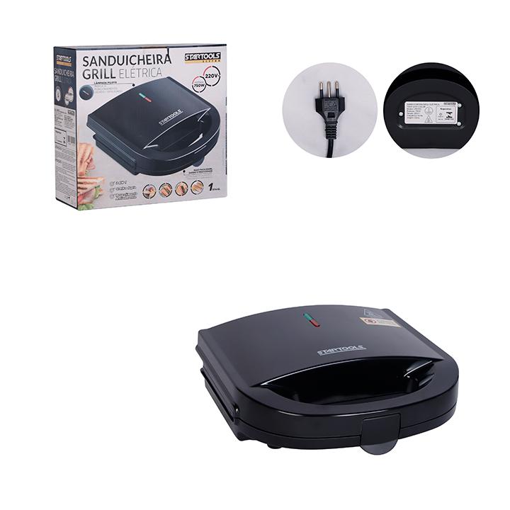 SR0763 - SANDUICHEIRA 220V /GRILL ELETRICA 750W COLOR CX4