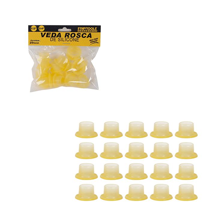 SR1373 - VEDA ROSCA DE SILICONE SERVE 1/2 E 3/4 POL C/20PCS CX96 - 2X48