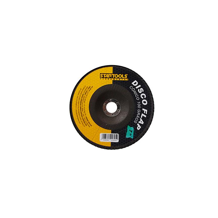 SR1142 - DISCO FLAP CONICO 7'' 100 GRAO CX40 - 4X10