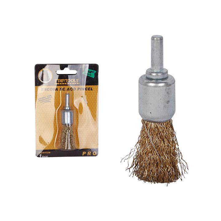 SR0657 - ESCOVA DE ACO PINCEL 20MM (3/4') CX72 - 2X36