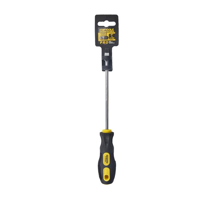 SR0017 - CHAVE FENDA 6"X6MM CRV CX72 - 6X12