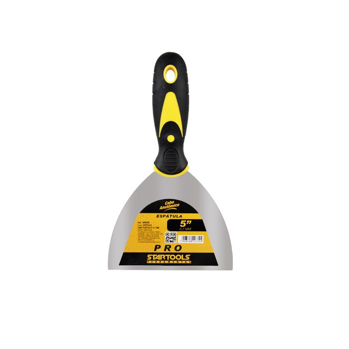 SR0209 - ESPATULA CABO PLASTICO 5" 0,7MM CX72 - 6X12