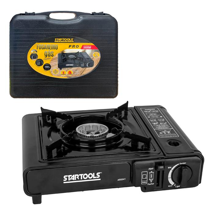 SR0541 - FOGAREIRO À GAS PORTATIL 2500W   1BOCA C/MALETA CX6