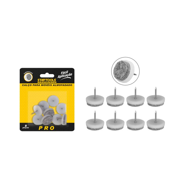 SR0595 - CALÇO PARA MOVEIS ALMOFADADO 24mm 8PCS CX120 - 2X60