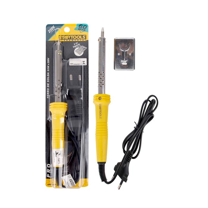 SR0382 - FERRO DE SOLDA CABO PLÁSTICO 60WTS 220V CX36 - 2X18