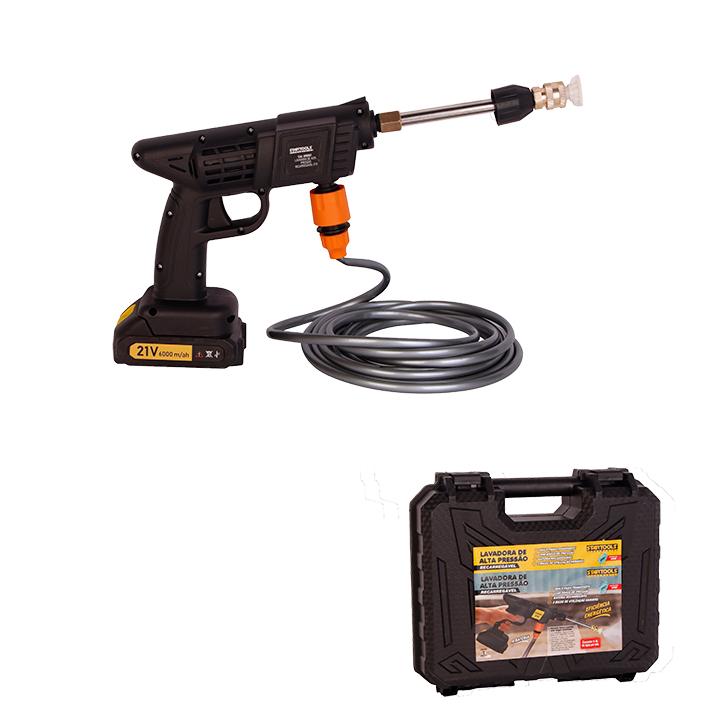 SR0861 - LAVADORA DE ALTA PRESSAO RECARREGAVEL 21V CX1