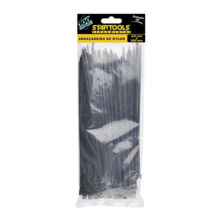SR0563 - ABRAÇADEIRA NYLON PRETA 4,8X200MM CX120 - 4x30