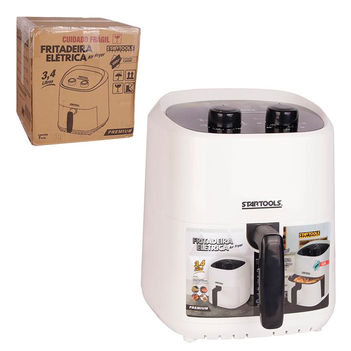 SR0758 - FRITADEIRA 220V ELETRICA BRANCA S/OLEO AIRFRYER PREMIUM 3.4L 1200W CX1