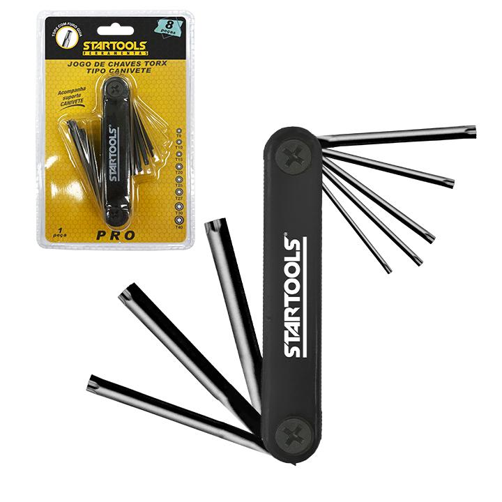 SR0577 - JOGO DE CHAVES TORX TIPO CANIVETE CX48 - 2X24