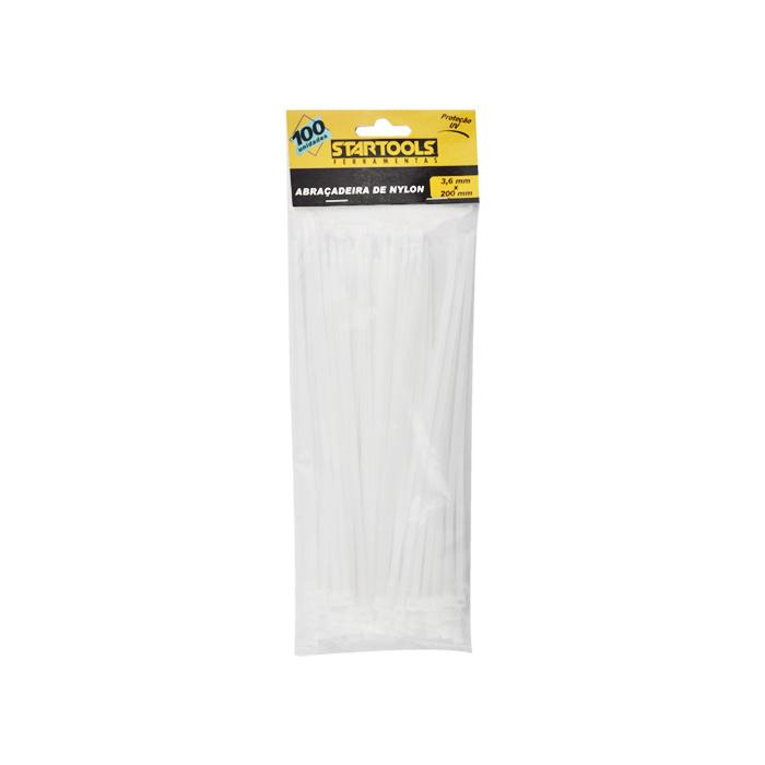 SR0155 - ABRACA NYLON BRANCA 3,6X200MM CX120 - 4X30
