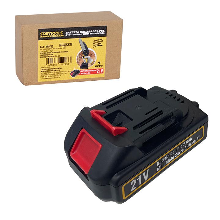 SR0740 - BATERIA RECARREGAVEL 21V 1300MAH P/MOTOSERRA CX24
