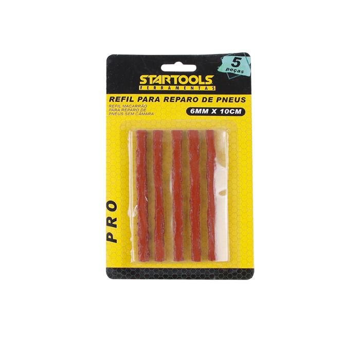 SR0399 - REFIL PARA REPARO DE PNEUS 6MM X 10 CM 5 PCS CX120-1X120