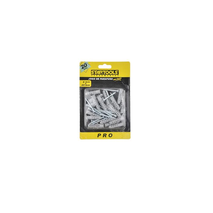 SR0275 - PARAFUSO C000BUCHA 8MMX40MM 20KIT CX120 - 1X120