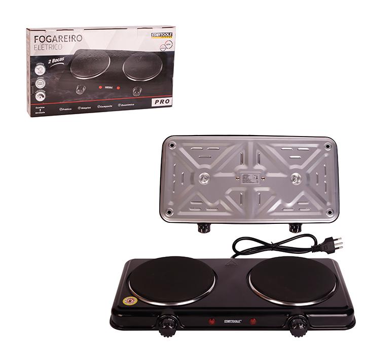 SR0545 - FOGAREIRO 110V ELETRICO 2000W 2BOCA CHAPA 50/60HZ CX6