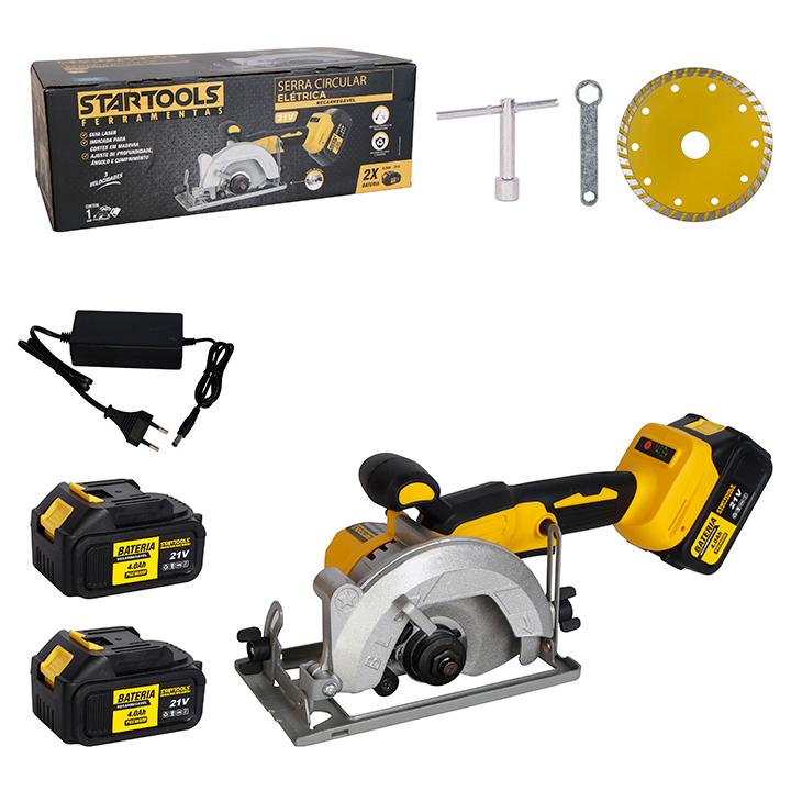 SR1032 - SERRA CIRCULAR RECARREGAVEL 5'' 3 VELOCIDADES BRUSHLESS 21V CX2