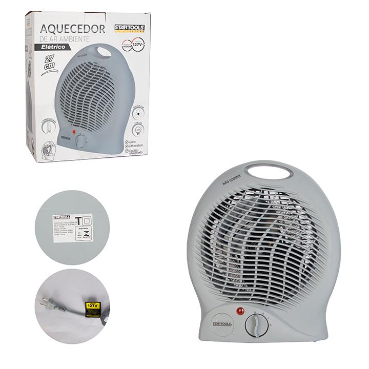 SR1263 - AQUECEDOR DE AR DE AMBIENTE ELETRICO 127V CINZA CX8