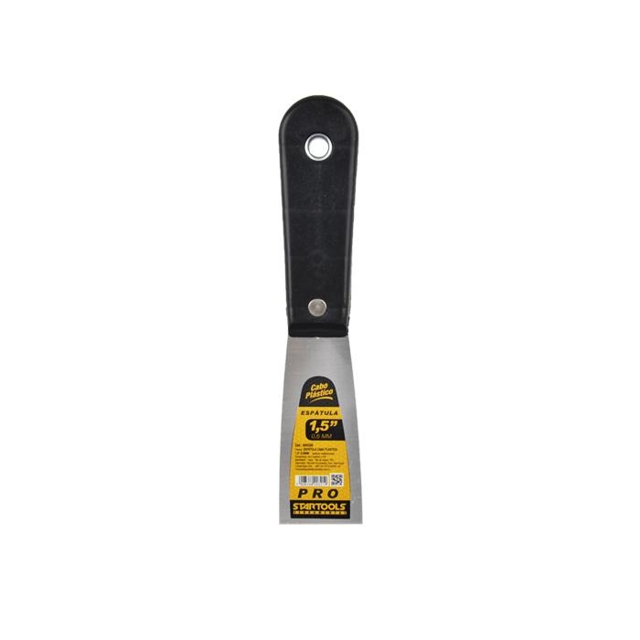 SR0200 - ESPATULA CABO PLASTICO 1,5" 0,6MM CX72 - 6X12