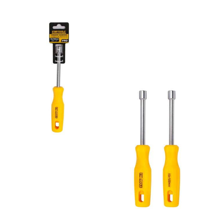 SR0850 - CHAVE CANHAO CABO PLASTICO 3/8' X 4' - 10X100MM CX48 - 4X12