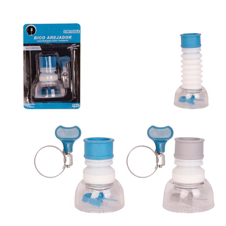 SR0947 - CHUVEIRINHO BICO AREJADOR EXTENSSIVEL C/ABRACADEIRA PARA TORNEIRA CX96
