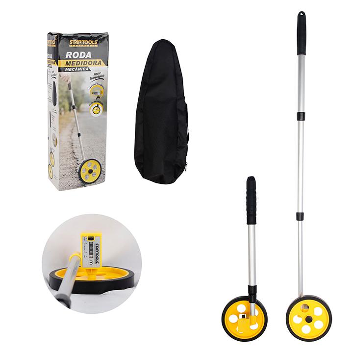 SR1300 - RODA MEDIDORA MECANICA COM HASTE TELESCOPICA CX6