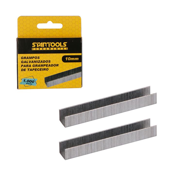 SR0519 - GRAMPO P/GRAMPEADOR PARA TAPECEIRO 6MM 1000 PCS CX120 - 2X60