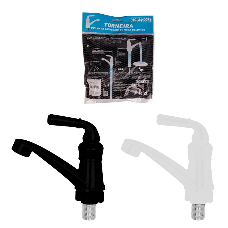 SR0776 - TORNEIRA PVC P/LAVATORIO COLOR DE MESA CX72