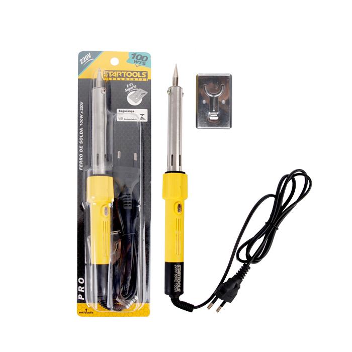 SR0383 - FERRO DE SOLDA CABO PLÁSTICO 100WTS 220V CX24 - 2X12