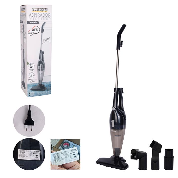 SR1006 - ASPIRADOR  220V  DE PÓ ELÉTRICO COM FIO 2 EM 1 600WCX6