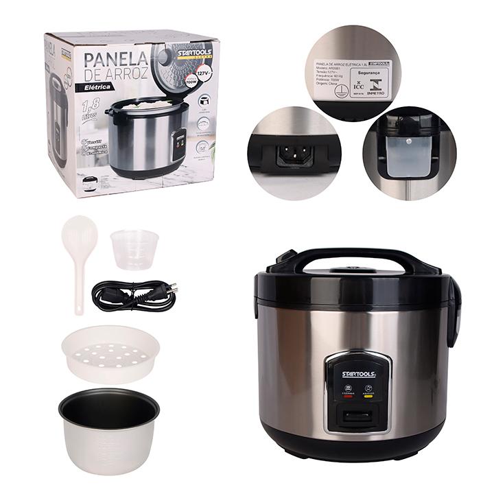 SR0981 - PANELA 127V DE ARROZ ELÉTRICA 1,8L 700W CX2