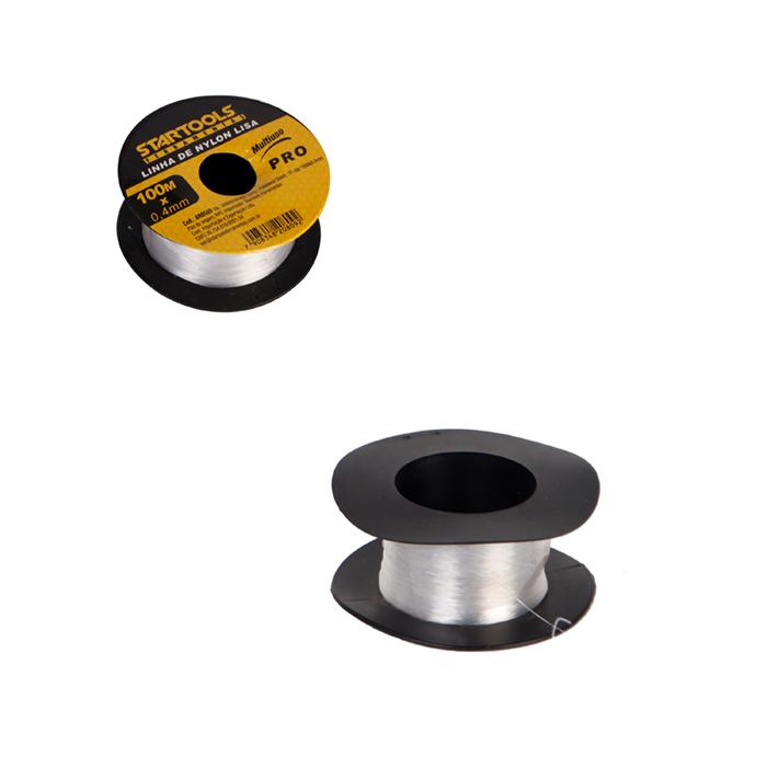 SR0509 - LINHA DE NYLON/PREDEIRO LISA MULTIUSO 100MX0,4MM CX72 - 6X12