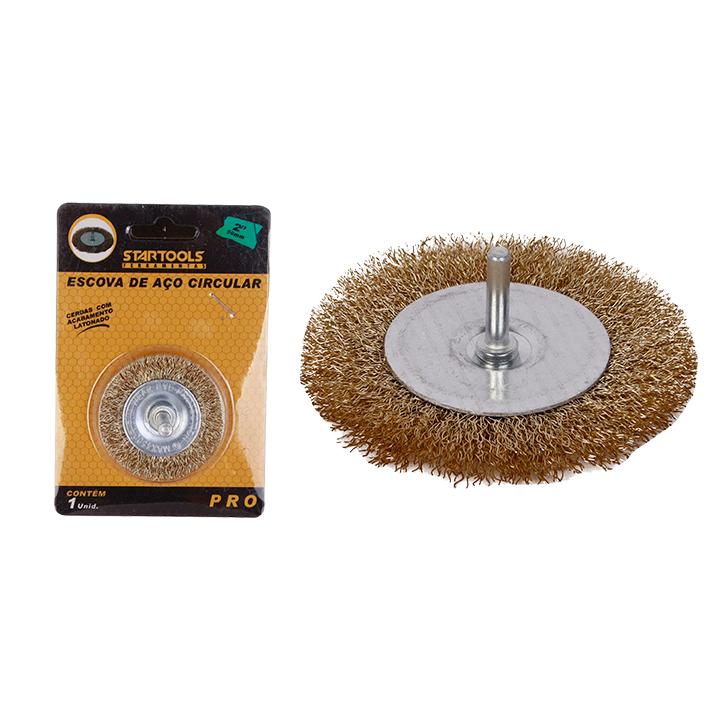 SR0660 - ESCOVA DE ACO CIRCULAR 50MM (2') CX72 - 2X36