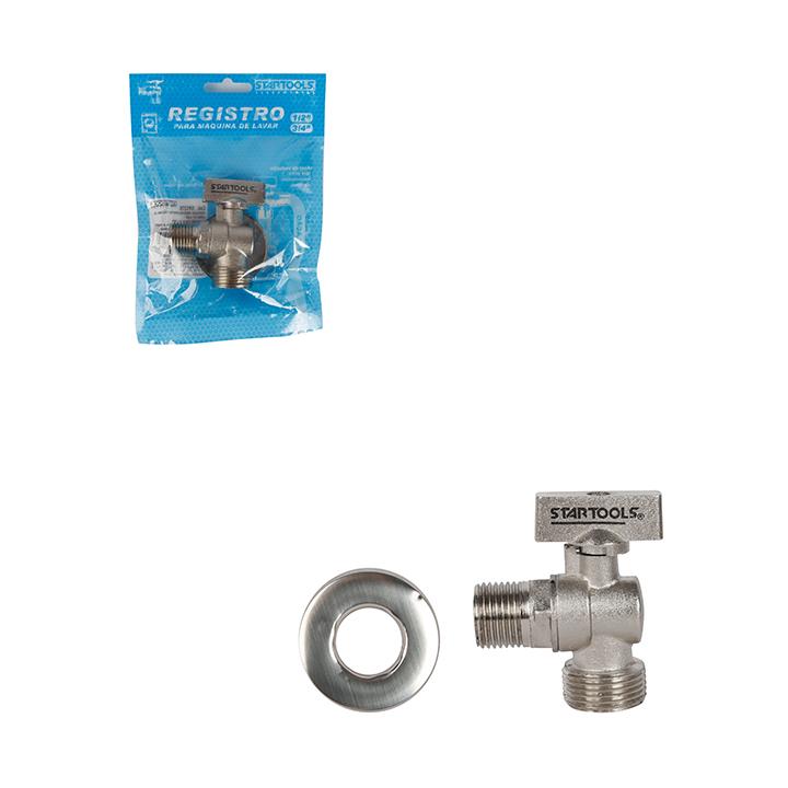 SR1275 - REGISTRO P/MAQUINA DE LAVAR 1/2'' X 3/4'' CX48 - 4X12