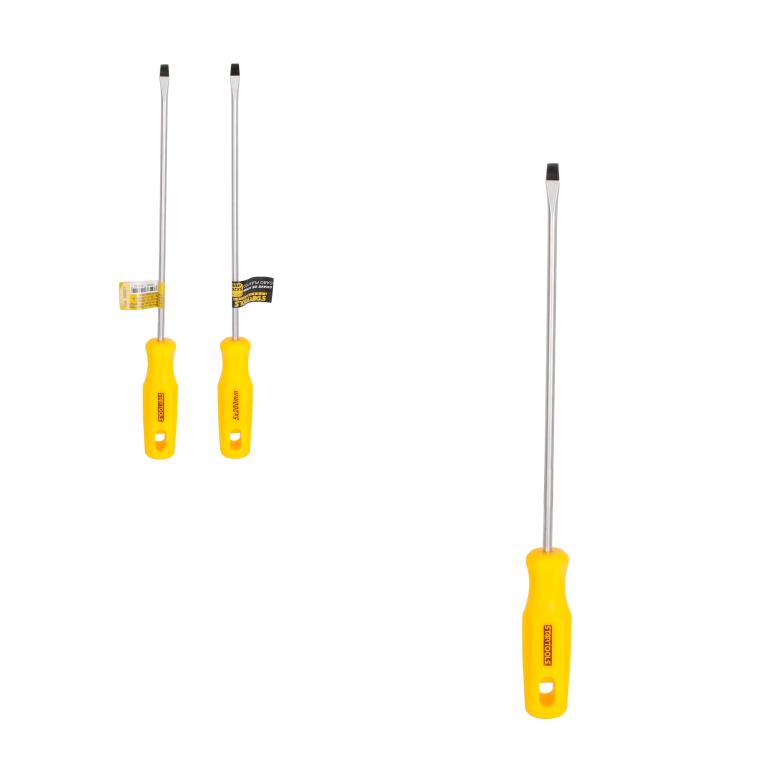 SR0821 - CHAVE DE FENDA CABO PLASTICO 3/16' X 8' - 5X200MM CX72 - 6X12