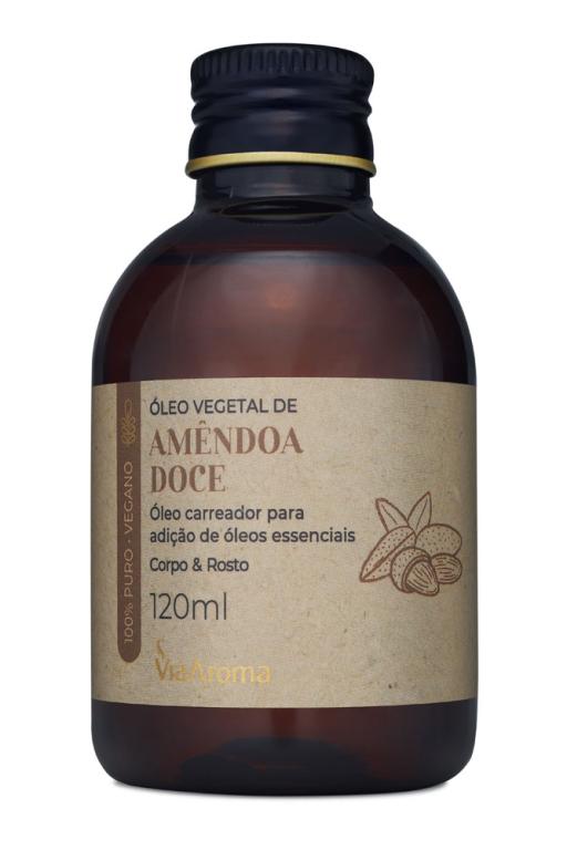 Óleo Vegetal Carregador Amêndoa Doce 120ml - Via Aroma