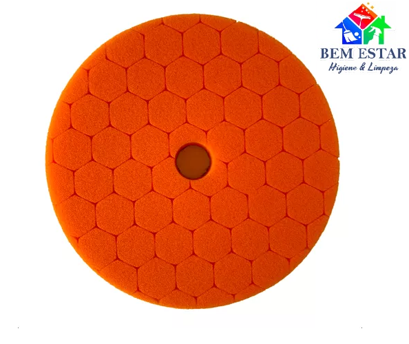 Boina Hex Espuma 5" p/ Roto Orbital Laranja Refino - Sigma Tools