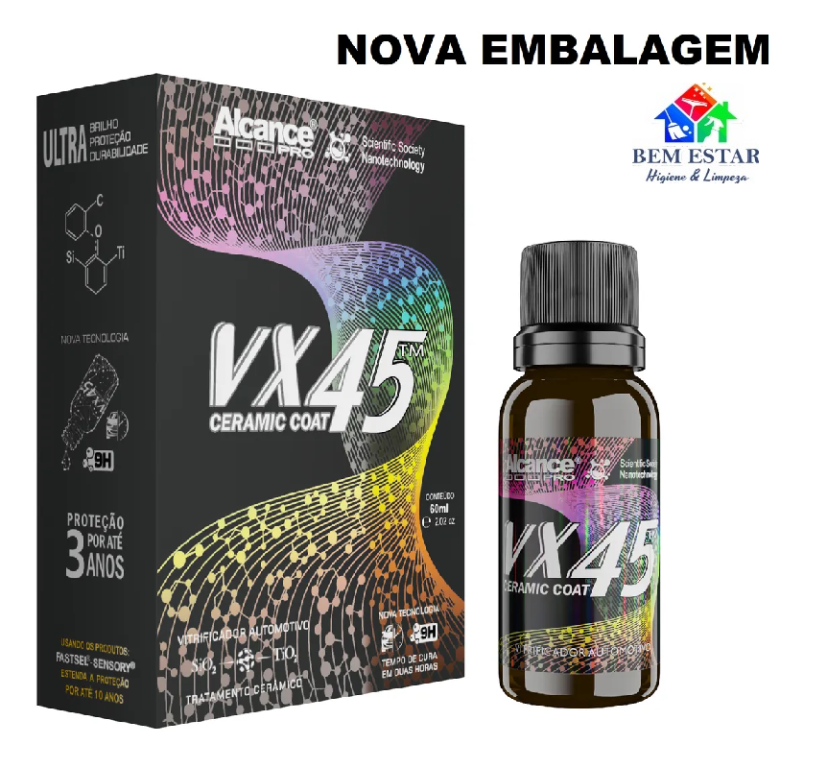 Vitrificador de Pintura Vx45 20 ml - Alcance