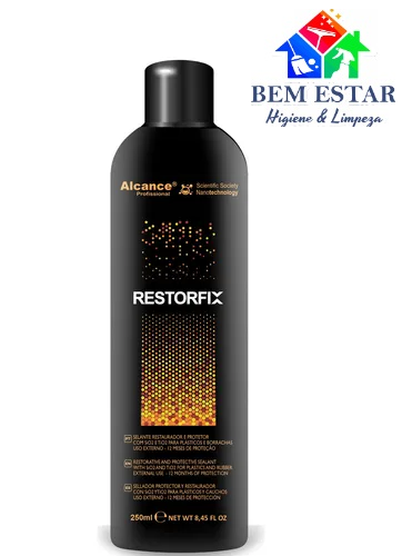 Restaurador Selante para Plasticos e Borrachas Externo Restorfix 250 ml - Alcance