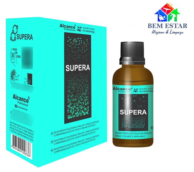Vitrificador Hidrofobico para Couros e Similares Supera 50 ml - Alcance