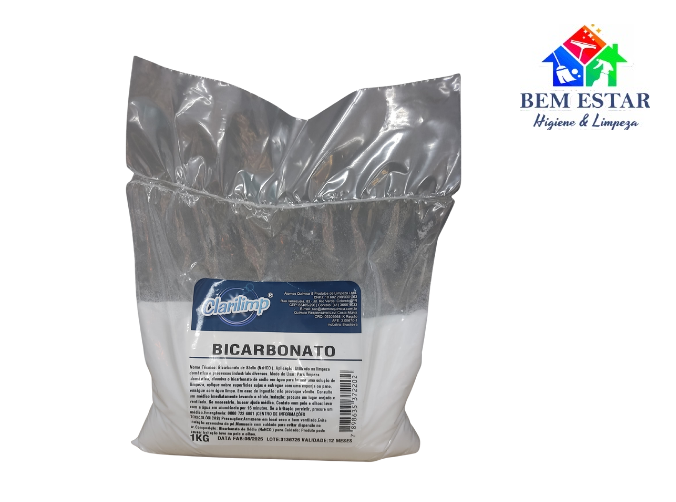 Bicarbonato De Sódio 1Kg - Clarilimp