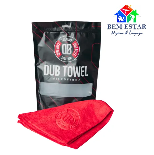 Toalha Microfibra 400 GSN 40x60cm Vermelha DB Towel - Dub Boyz