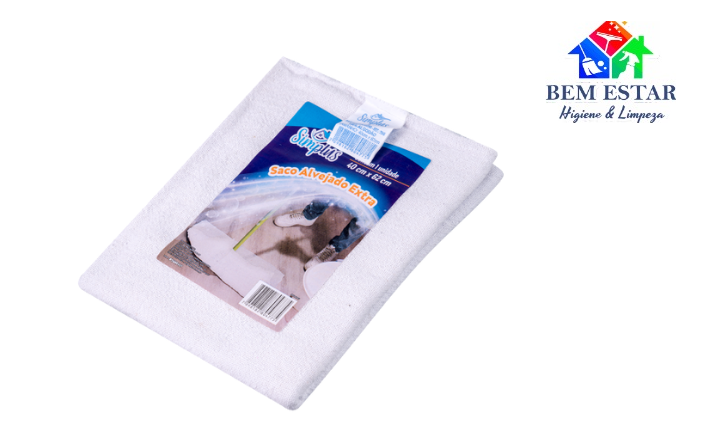 Saco Alvejado Simplus Extra 40x62 - BomPack