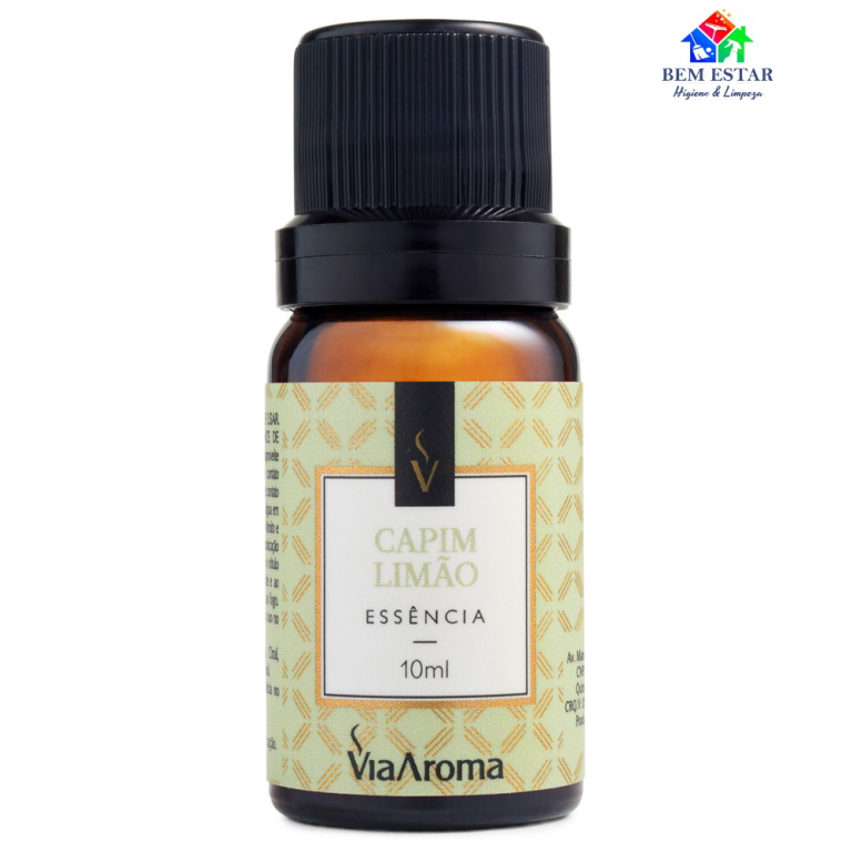 Essência Clássica Capim Limão Via Aroma - 10ml