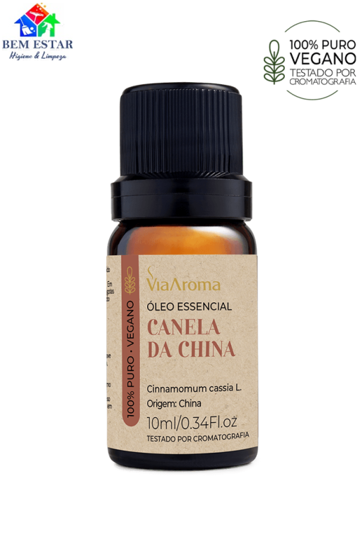 Óleo Essencial Canela da China Via Aroma - 10ml