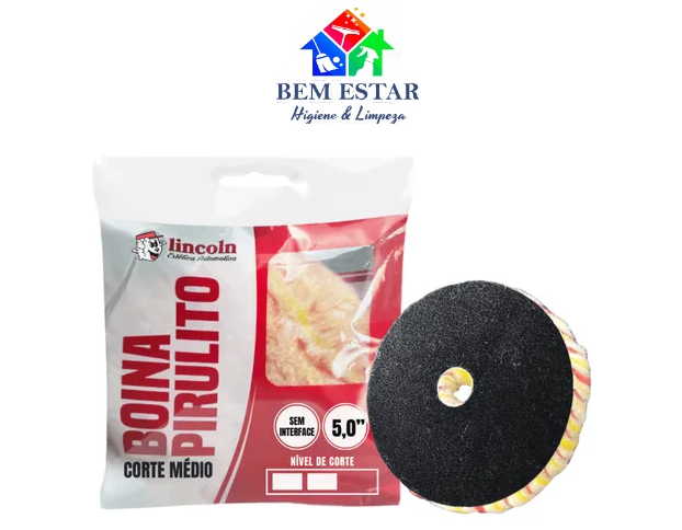 Boina De Lã Pirulito Corte Médio Sem Interface (Listra Mista) 5" - Lincoln