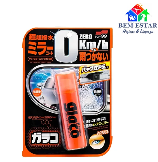 Repelente de Água Glaco Zero Retrovisor e Camera de Ré 400ml - Soft99