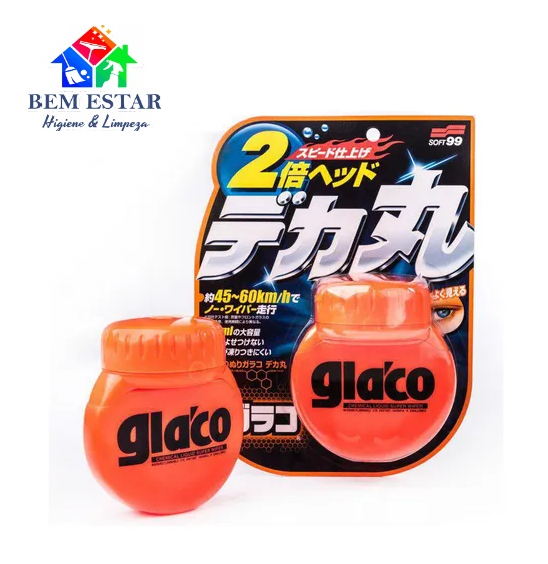 Cristalizador de Vidros Glaco Big 120ml Repelente de Água - Soft99
